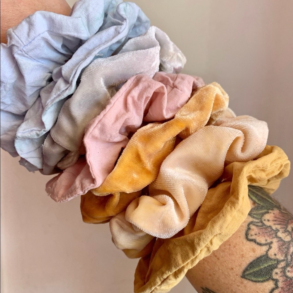 Naturally Dyed Scrunchie